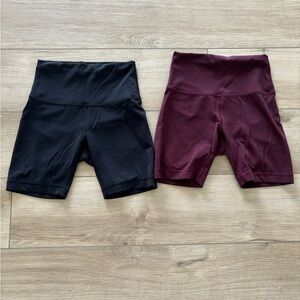 Lululemon biker short - 2 pairs